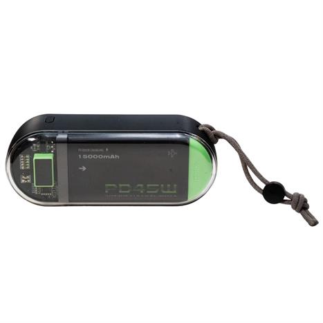 Pin sạc dự phòng Polymer 15000mAh Type C PD QC 45W IDMIX P15CIPRO kèm cáp Lightning và Type-C - Xám Màu Xám đậm