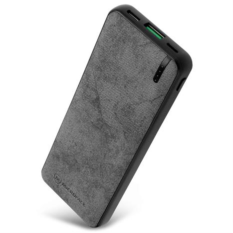 Pin sạc dự phòng Polymer 10.000 mAh PD QC 22.5W MicroPack AntibacTerial Power Store 1020 PB1020 - Xám Màu Xám