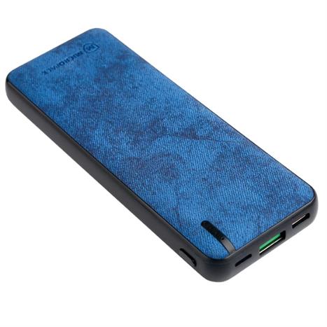 Pin sạc dự phòng Polymer 10.000 mAh PD QC 22.5W MicroPack AntibacTerial Power Store 1020 PB1020 - Xanh Navy Màu Xanh Navy