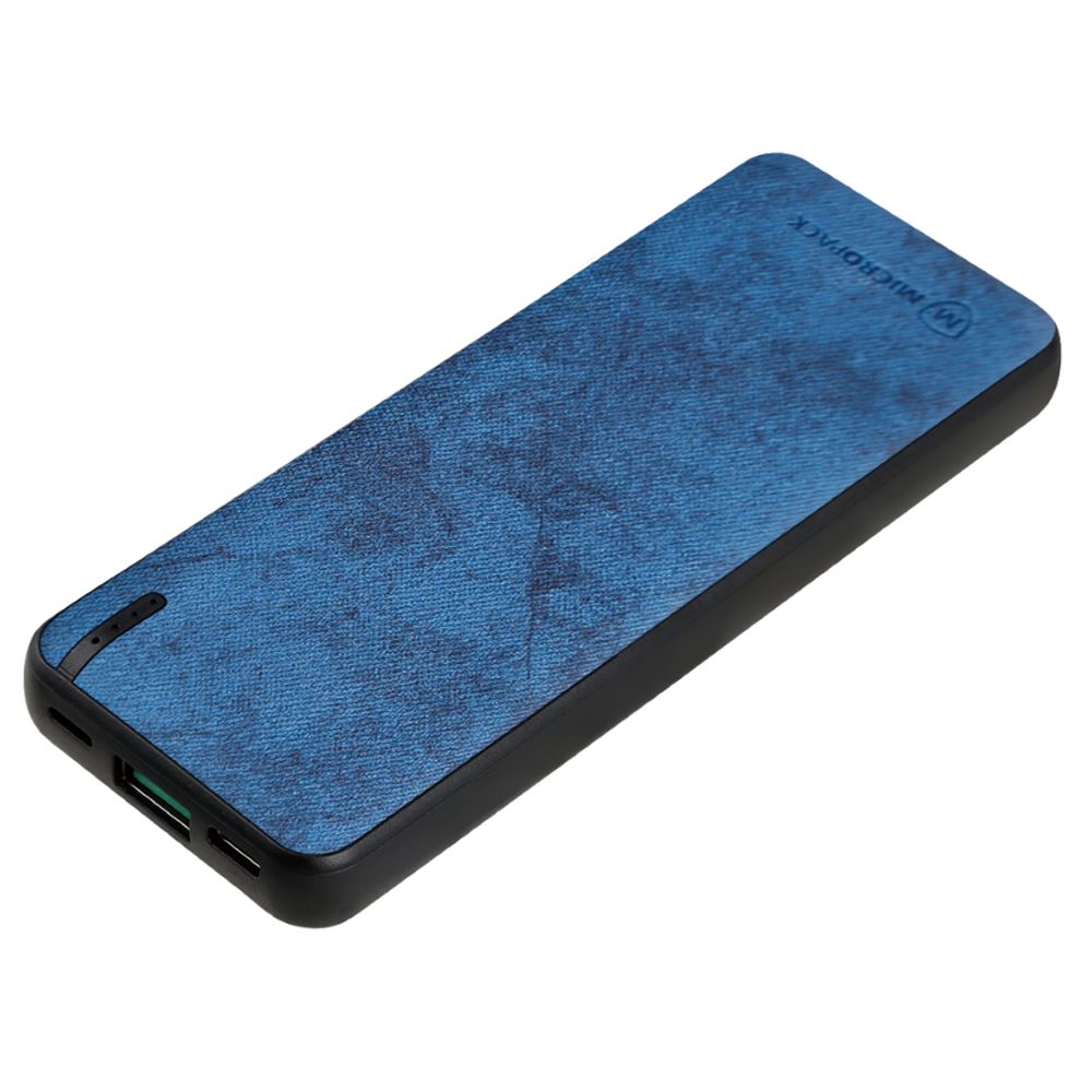Pin sạc dự phòng Polymer 10.000 mAh PD QC 22.5W MicroPack AntibacTerial Power Store 1020 PB1020 - Xanh Navy - 2