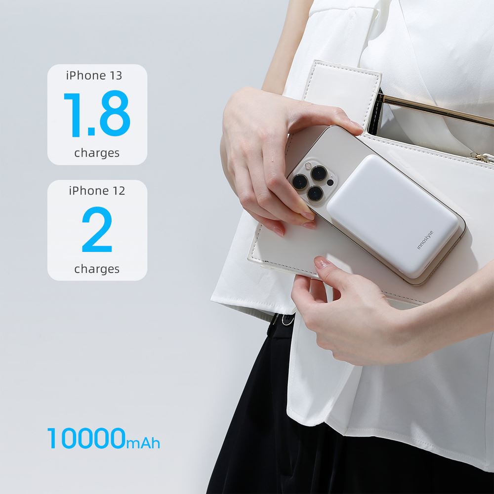 Pin sạc dự phòng Polymer 10000 mAh Type C PD QC 3.0 20W Innostyle IM20PDSLV - Bạc Màu Bạc