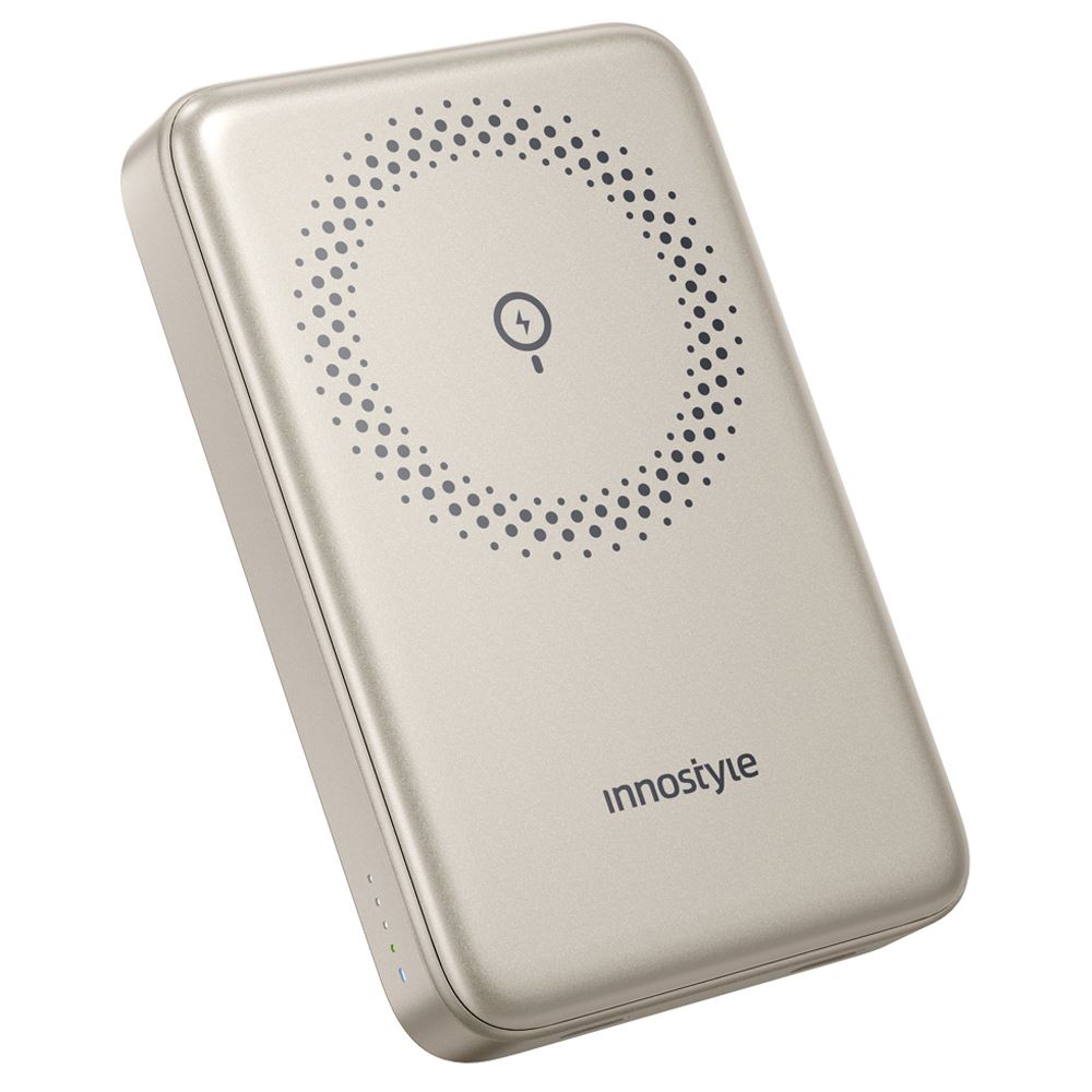 Pin sạc dự phòng Polymer 10000 mAh Type C PD QC 3.0 20W Innostyle IM20PDTG - Vàng - Thiết kế