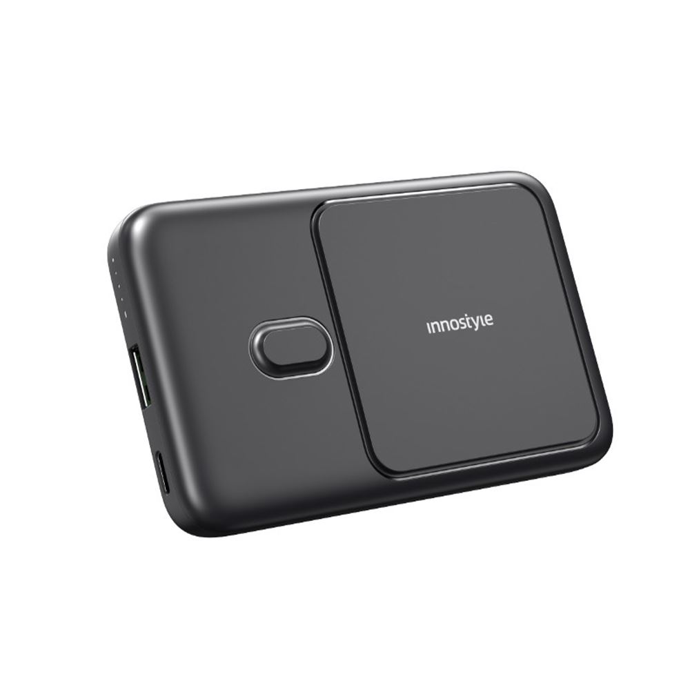 Pin sạc dự phòng Polymer 10000 mAh Type C PD QC 3.0 22.5W Innostyle IM22PDBLK - Đen