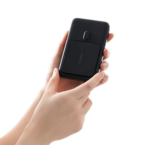 Pin sạc dự phòng Polymer 10000 mAh Type C PD QC 3.0 22.5W Innostyle IM22PDBLK - Đen Màu Đen