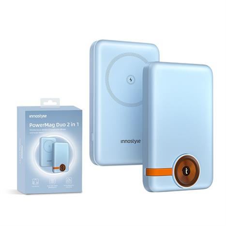 Pin sạc dự phòng Polymer 10000 mAh Type C PD 20W Innostyle IW202BB - Xanh Màu Xanh Dương