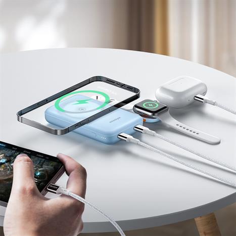 Pin sạc dự phòng Polymer 10000 mAh Type C PD 20W Innostyle IW202BB - Xanh Màu Xanh Dương