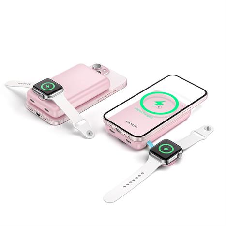 Pin sạc dự phòng Polymer 10000 mAh Type C PD 20W Innostyle IW202BP - Hồng Màu Hồng