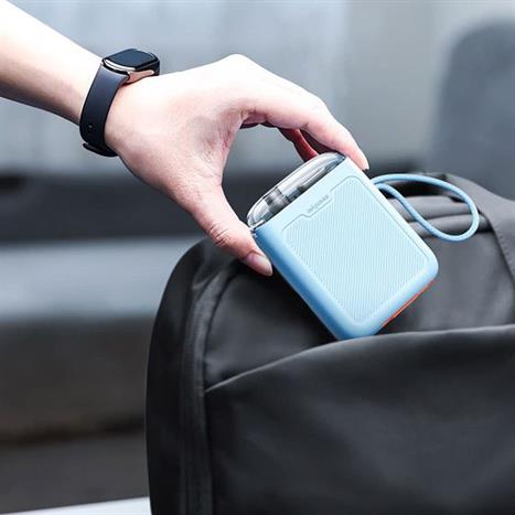 Pin sạc dự phòng Polymer 10000 mAh Type C PD 30W Innostyle TM31BB kèm cáp Type C - Xanh Màu Xanh Dương