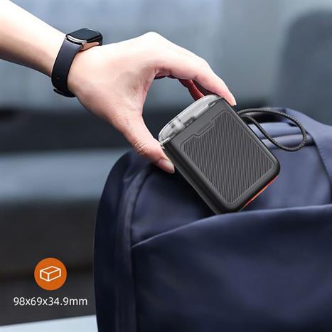 Pin sạc dự phòng Polymer 10000 mAh Type C PD 30W Innostyle TM31BLK kèm cáp Type C - Đen Màu Đen