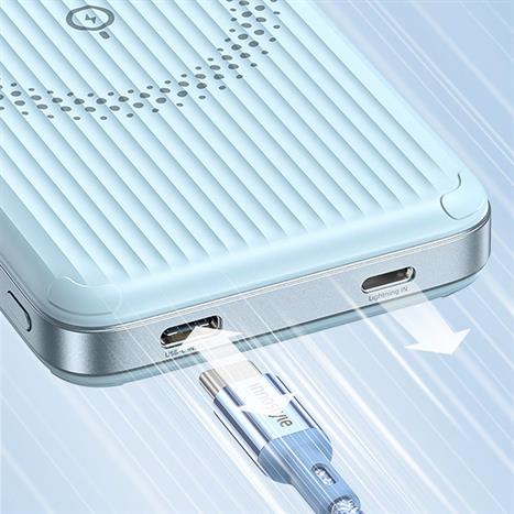Pin sạc dự phòng Polymer 10000 mAh Type C PD 20W Innostyle IA20PDBB - Xanh Màu Xanh Dương