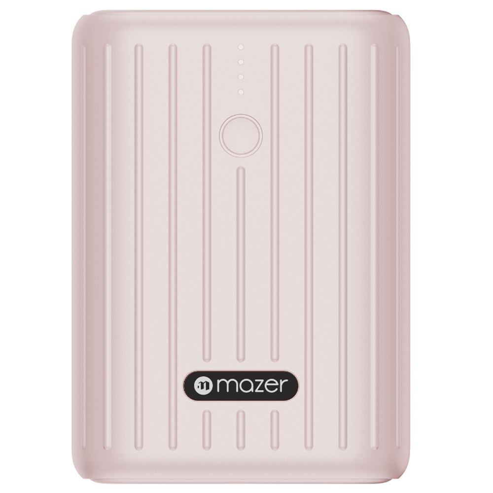 Pin sạc dự phòng Polymer 10000 mAh Type C PD 22.5W Mazer M-EGMINI10.0V2-PK - Hồng