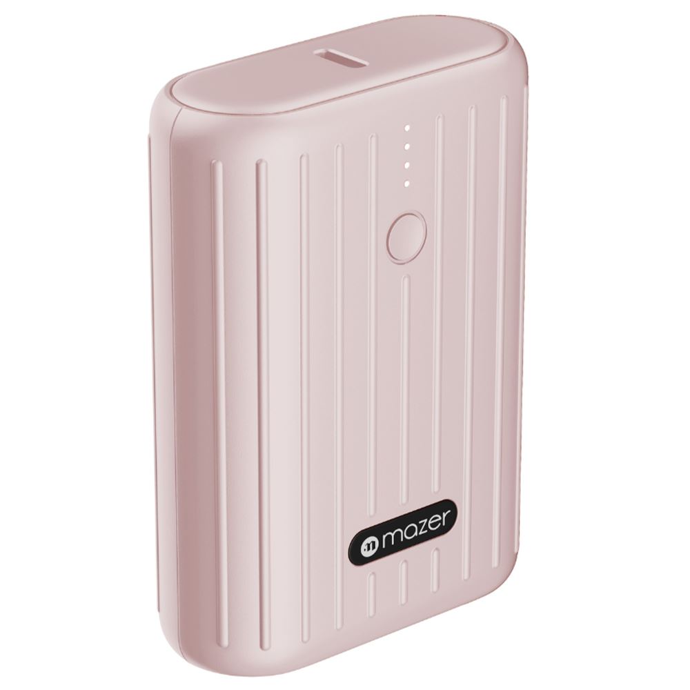 Pin sạc dự phòng Polymer 10000 mAh Type C PD 22.5W Mazer M-EGMINI10.0V2-PK - Hồng - 2