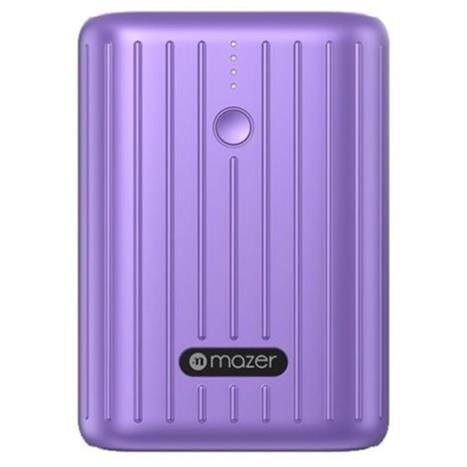 Pin sạc dự phòng Polymer 10000 mAh Type C PD 22.5W Mazer M-EGMINI10.0V2-PP - Tím Màu Tím
