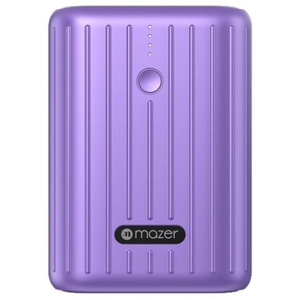 Pin sạc dự phòng Polymer 10000 mAh Type C PD 22.5W Mazer M-EGMINI10.0V2-PP - Tím - Thiết kế Pin sạc dự phòng Polymer 10000 mAh Type C PD 22.5W Mazer M-EGMINI10.0V2-PP - Tím - Thiết kế