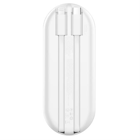 Pin sạc dự phòng Polymer 15000 mAh Type C PD 45W Mazer M-PC45LINK1545-WB - Trắng Màu Xanh Da Trời