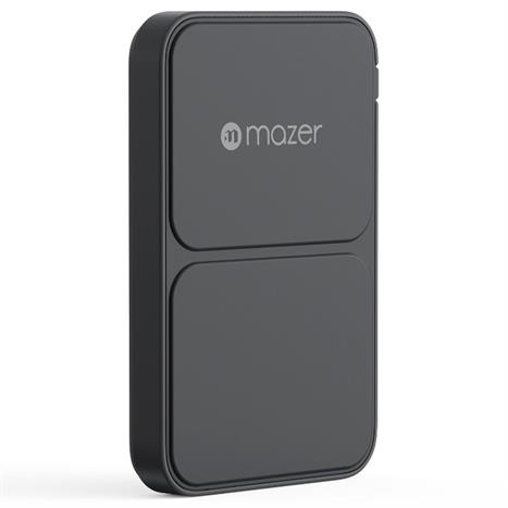 Pin sạc dự phòng Polymer 5000mAh không dây 20W Mazer M-MagAir15-BK - Đen