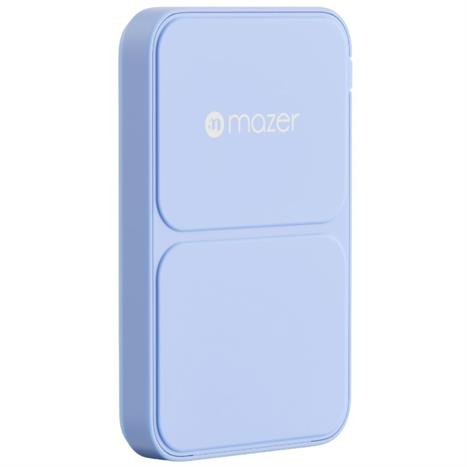 Pin sạc dự phòng Polymer 5000mAh không dây 20W Mazer M-MagAir15-PB - Xanh