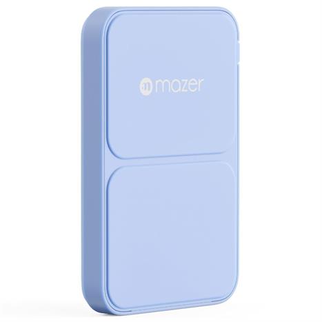 Pin sạc dự phòng Polymer 5000mAh không dây 20W Mazer M-MagAir15-PB - Xanh Màu Xanh Da Trời