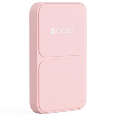 Pin sạc dự phòng Polymer 5000mAh không dây 20W Mazer M-MagAir15-PK - Hồng Màu Hồng