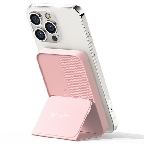 Pin sạc dự phòng Polymer 5000mAh không dây 20W Mazer M-MagAir15-PK - Hồng Màu Hồng