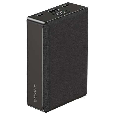 Pin sạc dự phòng Polymer 24000 mAh Type C PD 100W Mazer M-PC100W24V3-BK Màu Đen