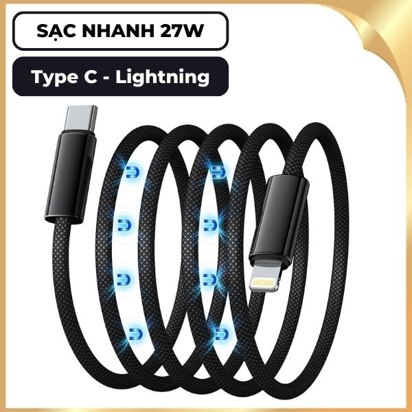 Cáp sạc Type C – Lightning 1m CL25