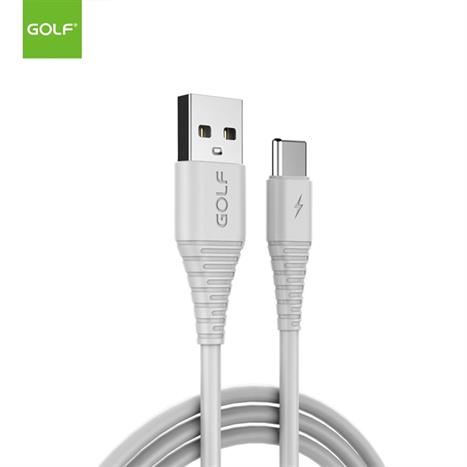 Cáp sạc nhanh và truyền dữ liệu USB A - Lightning 1m Golf GC-64I - Trắng Màu Trắng
