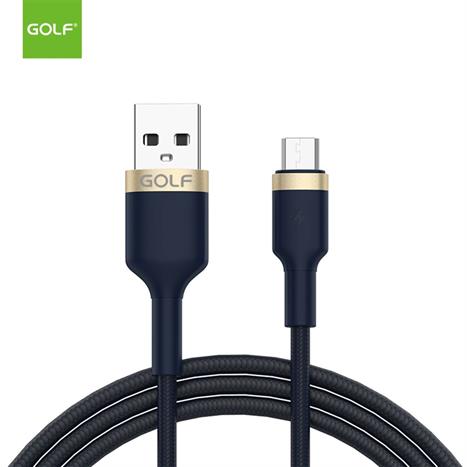 Cáp sạc nhanh và truyền dữ liệu USB A - Type C 1m Golf GC-71T Màu Xanh đen