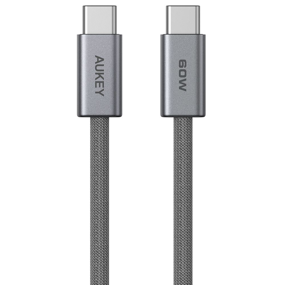 Cáp sạc nhanh Type-C - Type-C 60W 1m Aukey CB-DCC061 - Loại cổng