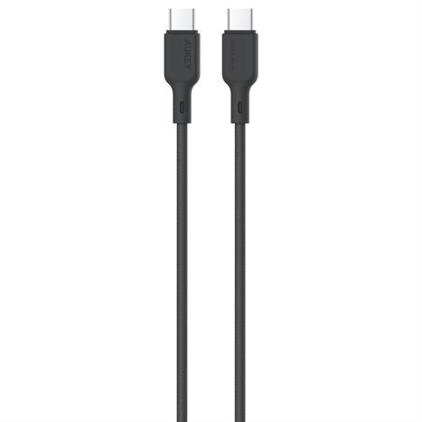 Cáp sạc nhanh và truyền dữ liệu Type-C - Type-C 60W 1m Aukey CB-DCC063 - Đen Màu Đen