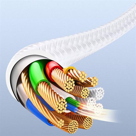 Cáp sạc nhanh và truyền dữ liệu Type-C - Type-C 60W 1m Aukey CB-NCC1 - Trắng Màu Trắng