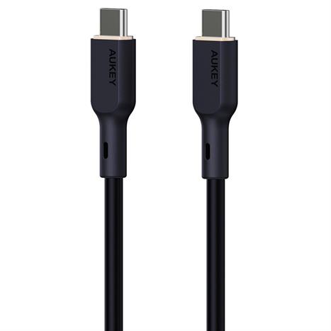 Cáp sạc nhanh và truyền dữ liệu Type-C - Type-C 240W 1m Aukey CB-SCC241 - Đen Màu Đen