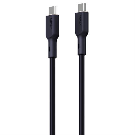 Cáp sạc nhanh và truyền dữ liệu Type-C - Type-C 240W 1m Aukey CB-SCC241 - Đen Màu Đen