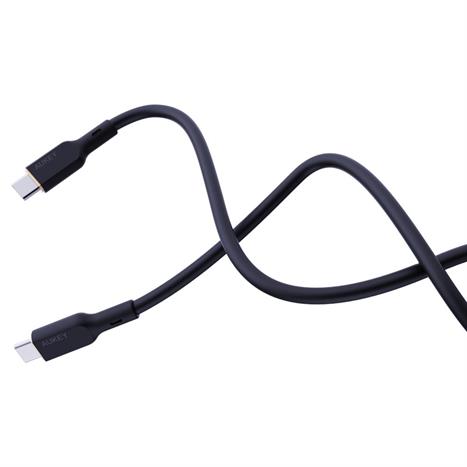 Cáp sạc nhanh và truyền dữ liệu Type-C - Type-C 240W 1m Aukey CB-SCC241 - Đen Màu Đen