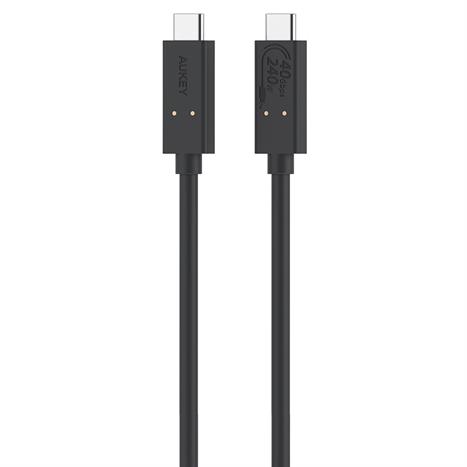Cáp sạc nhanh và truyền dữ liệu Type-C - Type-C 240W 1.8m Aukey CB-TCC241-BLK Màu Đen