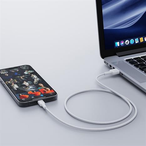 Cáp sạc và truyền dữ liệu USB-A - Lightning 12W 0.9m Aukey CB-BAL7 - Trắng Màu Trắng