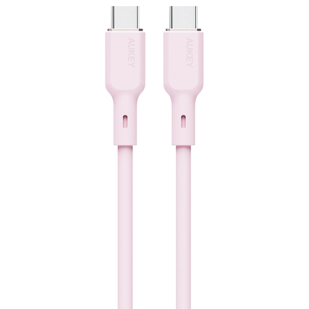 Cáp sạc nhanh và truyền dữ liệu Type-C - Type-C 100W 1m Aukey CB-SCC101 - Hồng - Chất liệu kiểu dáng Cáp sạc nhanh và truyền dữ liệu Type-C - Type-C 100W 1m Aukey CB-SCC101 - Hồng - Chất liệu kiểu dáng