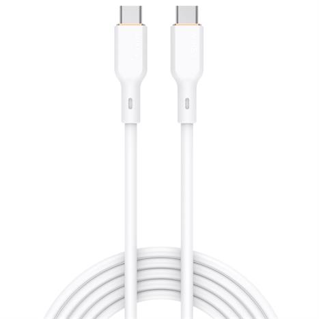 Cáp sạc nhanh và truyền dữ liệu Type-C - Type-C 100W 1m Aukey CB-SCC101 - Trắng Màu Trắng