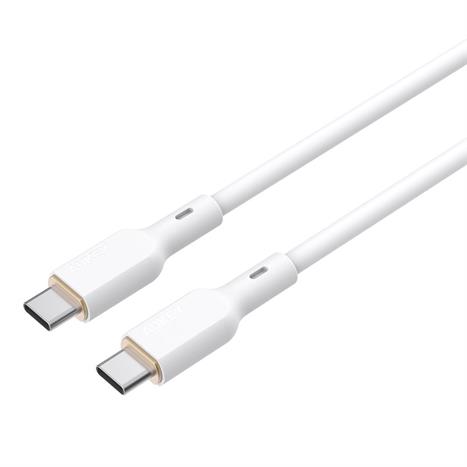 Cáp sạc nhanh và truyền dữ liệu Type-C - Type-C 100W 1m Aukey CB-SCC101 - Trắng Màu Trắng