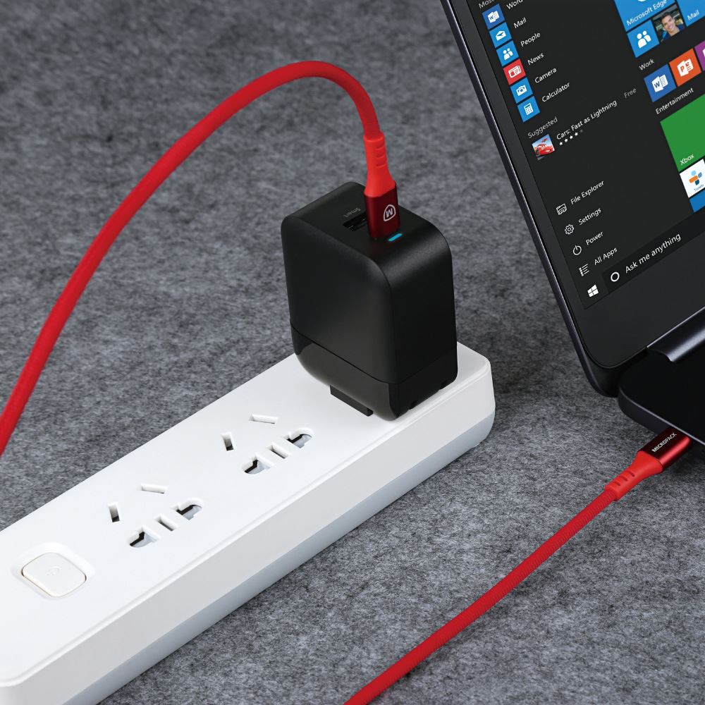 Cáp sạc nhanh và truyền dữ liệu Type-C - Type-C 60W 2m MicroPack Power Link CC MC C23 - Khả năng kết nối