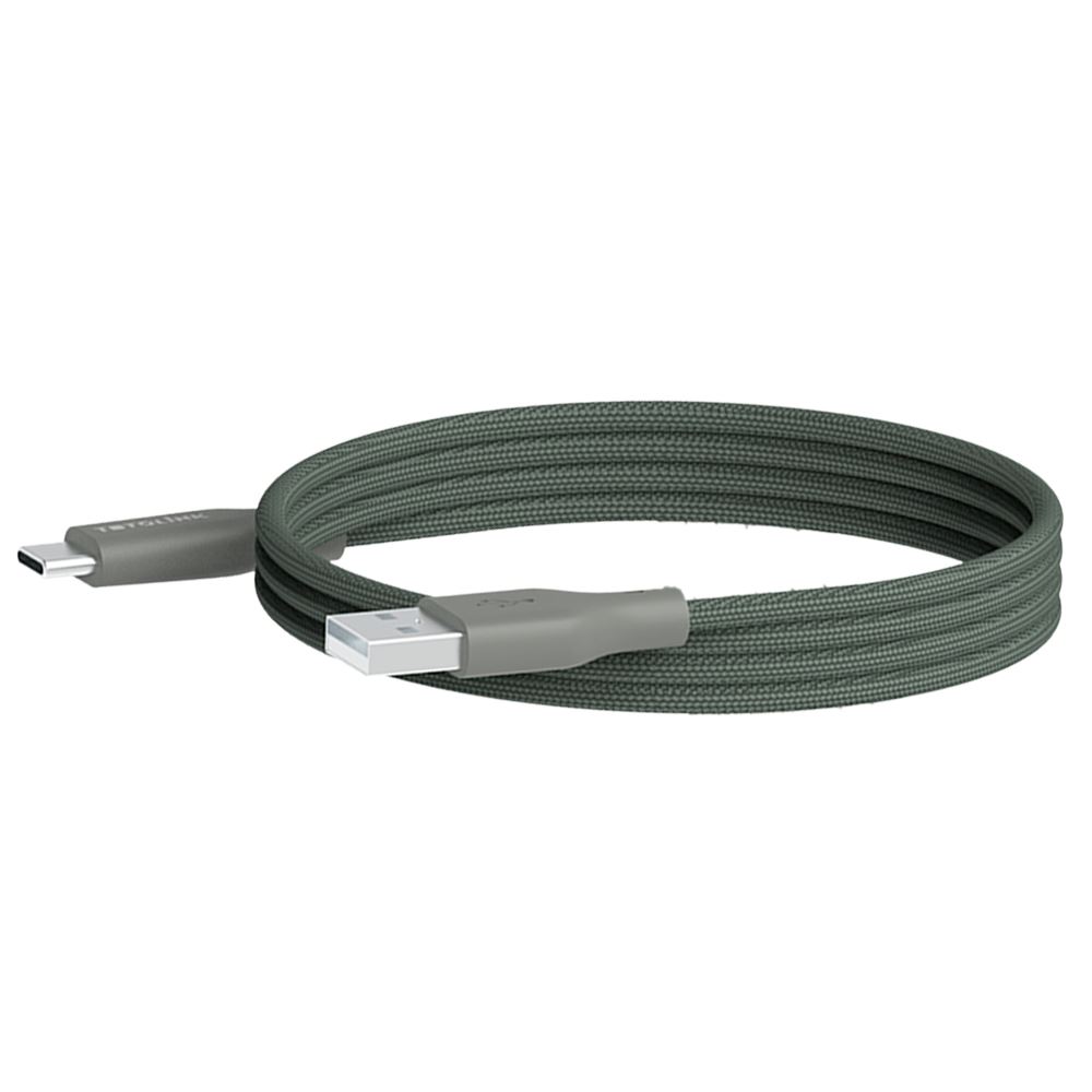 Cáp sạc nhanh và truyền dữ liệu USB-A - Type-C 15W 1m Totolink T1AC-GY - Độ bền dây