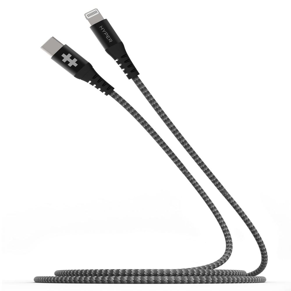 Cáp sạc nhanh và truyền dữ liệu Type-C - Lightning 30W 1m Hyperdrive HD-CLB513