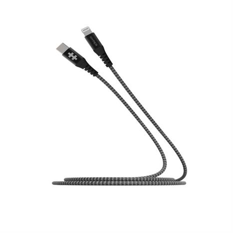 Cáp sạc nhanh và truyền dữ liệu Type-C - Lightning 30W 2m Hyperdrive HD-CLB523 Màu Đen