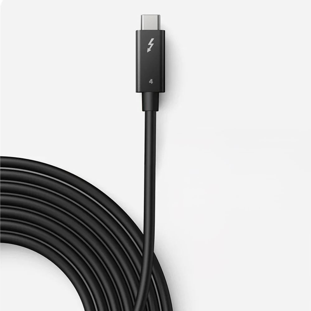 Cáp sạc nhanh và truyền dữ liệu Thunderbolt 4 - Type-C 100W 2m Hyperdrive HDTB4AC2GL Màu Đen