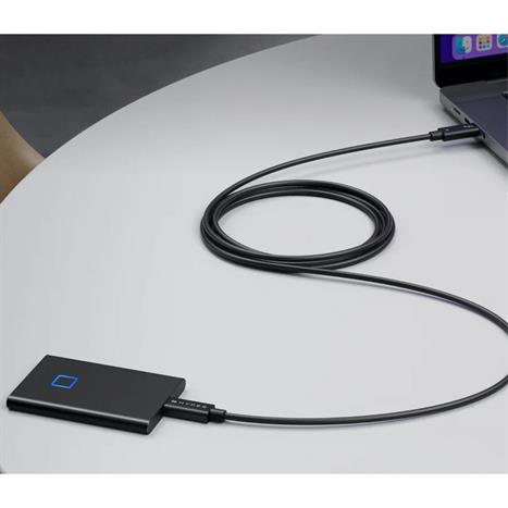 Cáp sạc nhanh và truyền dữ liệu Thunderbolt 4 - Type-C 100W 2m Hyperdrive HDTB4AC2GL Màu Đen
