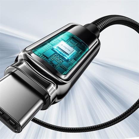 Cáp sạc nhanh và truyền dữ liệu Type-C - Type-C 100W 1.2m Innostyle DP-CC1001BLK Màu Đen