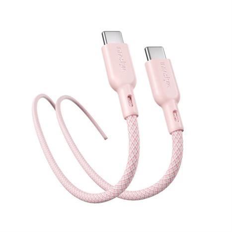 Cáp sạc nhanh và truyền dữ liệu Type-C - Type-C 60W 1.5m Innostyle ICC150BP Màu Hồng