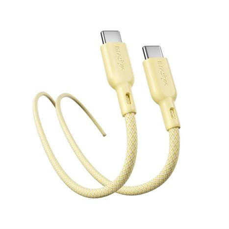 Cáp sạc nhanh và truyền dữ liệu Type-C - Type-C 60W 1.5m Innostyle ICC150YE Màu Vàng