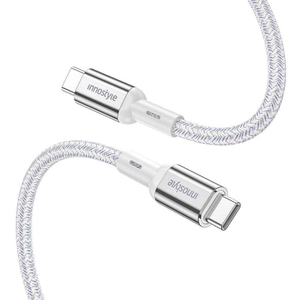 Cáp sạc nhanh và truyền dữ liệu Type-C - Type-C 100W 2m Innostyle ICC200ALSLV - Loại cổng Cáp sạc nhanh và truyền dữ liệu Type-C - Type-C 100W 2m Innostyle ICC200ALSLV - Loại cổng