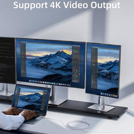 Cáp sạc nhanh và truyền dữ liệu Type-C - Type-C 100W 2m Innostyle ICC200ALSLV Màu Bạc